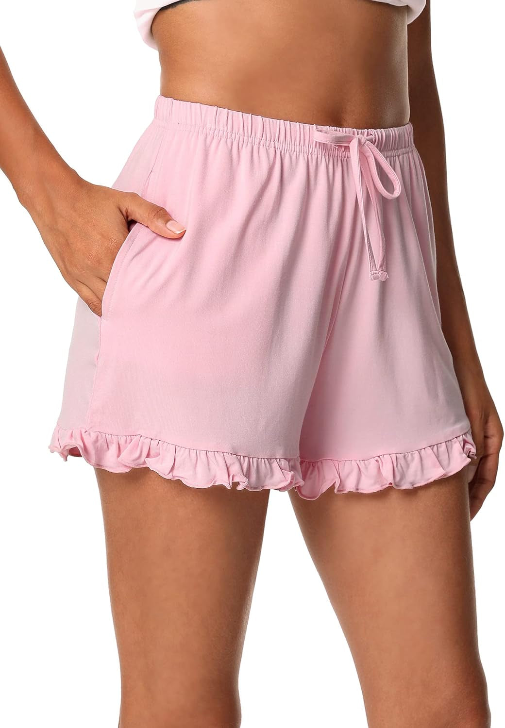 Bamboo Visose Pajama Shorts for Women Soft Sleep Bottoms plus Size Lounge Boxers Pj Sleepwear Bottom S-4X