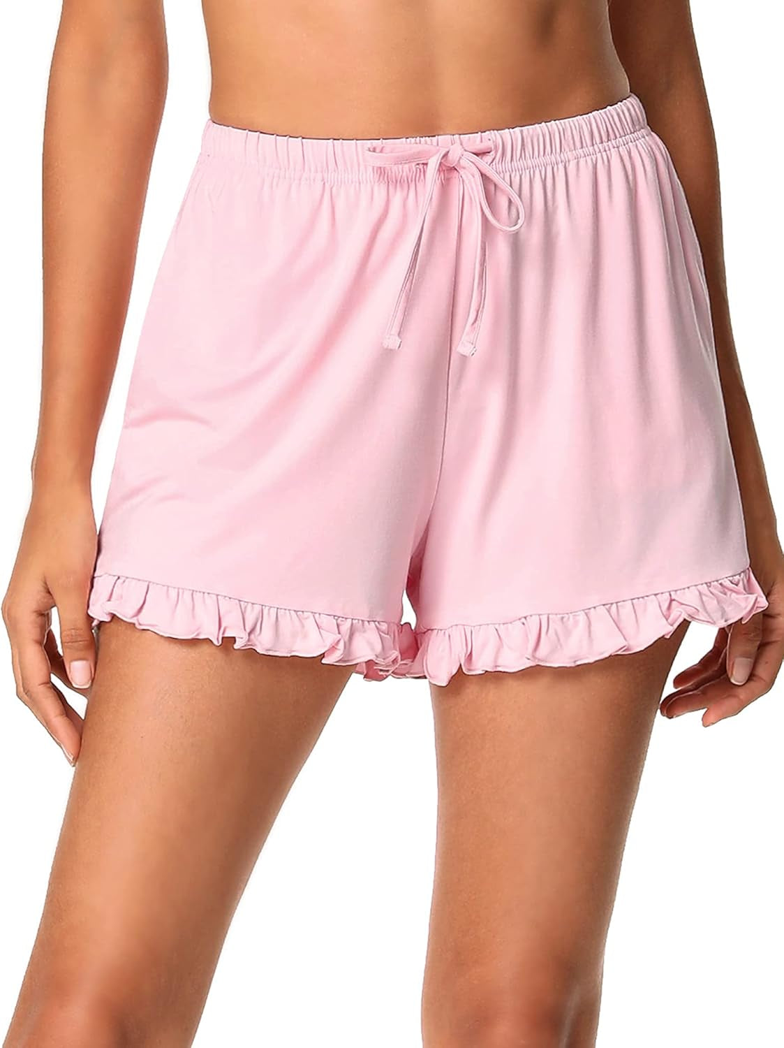 Bamboo Visose Pajama Shorts for Women Soft Sleep Bottoms plus Size Lounge Boxers Pj Sleepwear Bottom S-4X