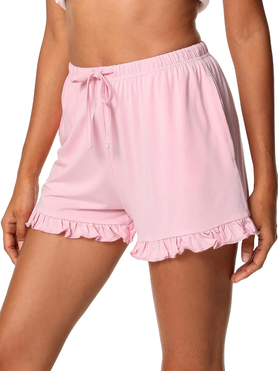 Bamboo Visose Pajama Shorts for Women Soft Sleep Bottoms plus Size Lounge Boxers Pj Sleepwear Bottom S-4X